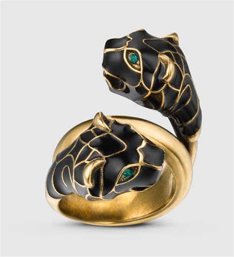 13 3 8 ring enamel tiger gucci|gucci enamel tiger head ring.